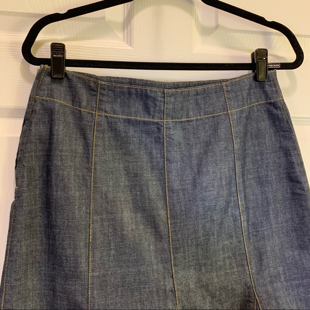 Harold’s NWOT Dark Dress Denim Skirt Size 6 - Picture 5 of 8